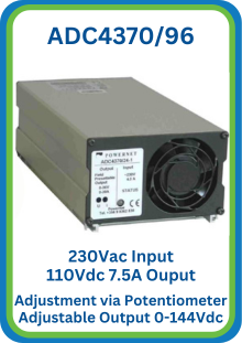 ADC4370/96 Chassis Mount Power Supply