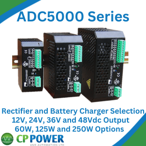 ADC5000 Series - DIN Rail and Wall Mountable Rectifiers and Battery Chargers