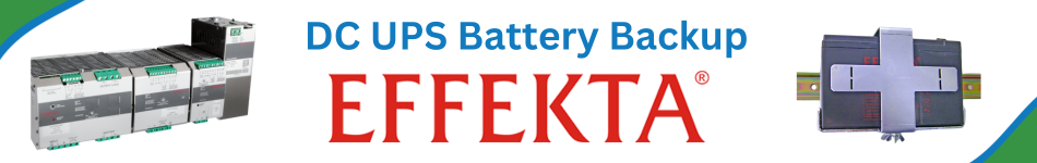 DC UPS Battery Backup for Gate Automation by Effekta