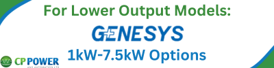 For Lower Output Models of Genesys Plus, Click Here. 1kW-7.5kW Options available