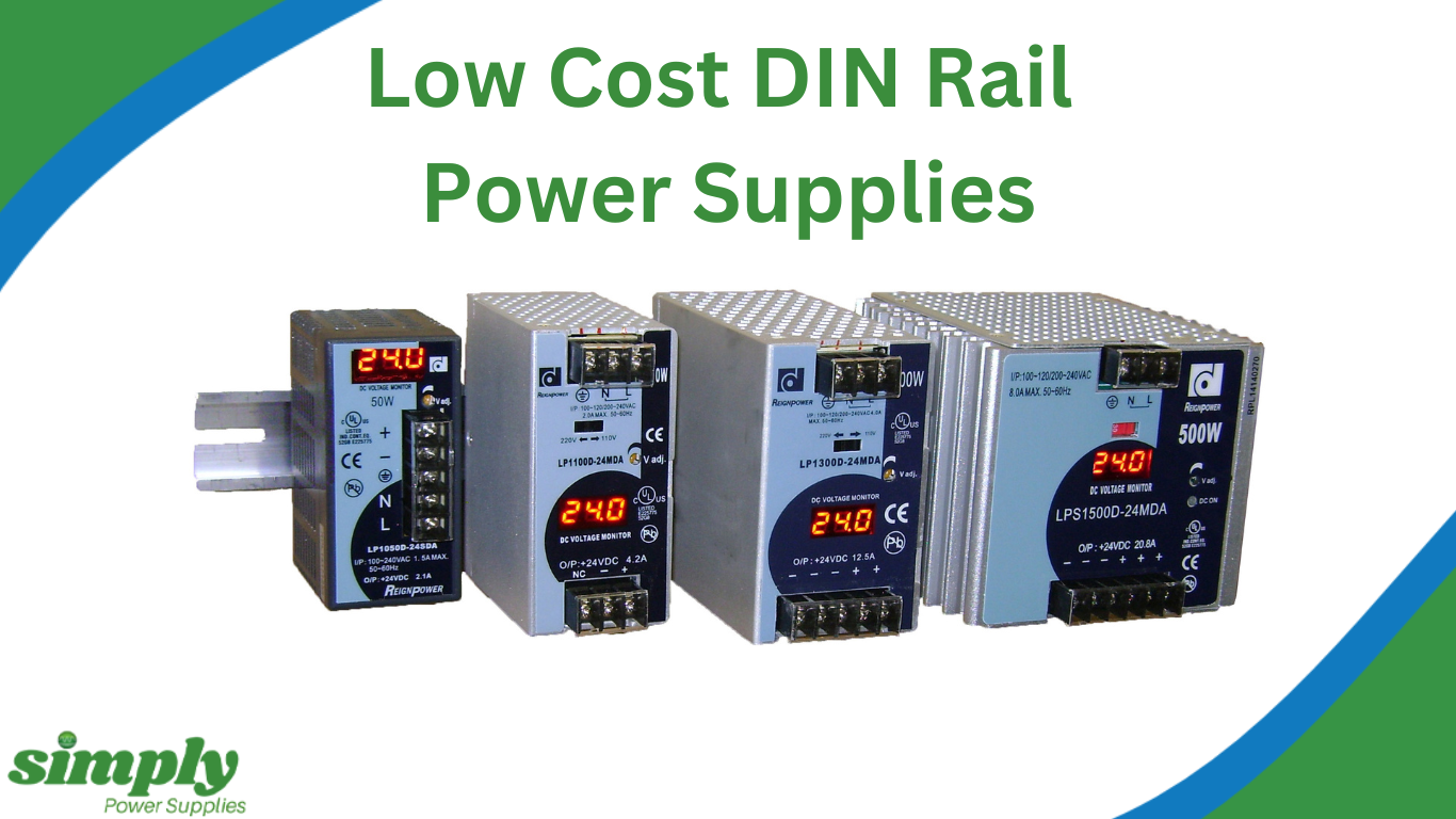 Low Cost DIN Rail Power Supplies