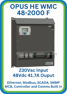 OPUS HE WMC 48-2000 F 48Vdc 41.7A Output DC UPS System