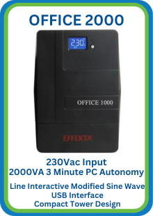 Office 2000 Line Interactive Modified Sine Wave UPS