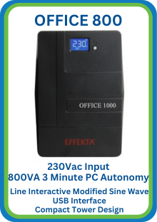 Office 800 Line Interactive Modified Sine Wave UPS