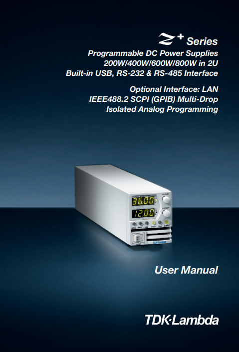 Z Plus Low Voltage User Manual