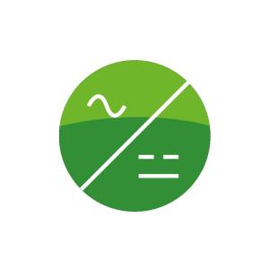 Drawing representing an AC input to DC output